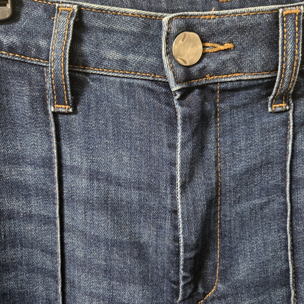 Chico's Dark Blue Straight Leg Jeans - Picture 3 of 7